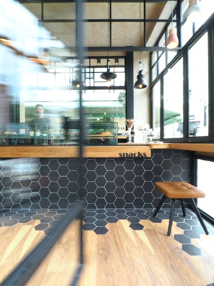 Carrelage hexagonal parquet