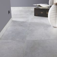 Carrelage gris sol