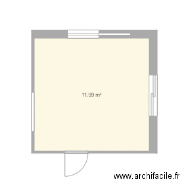 Plan de cuisine vierge