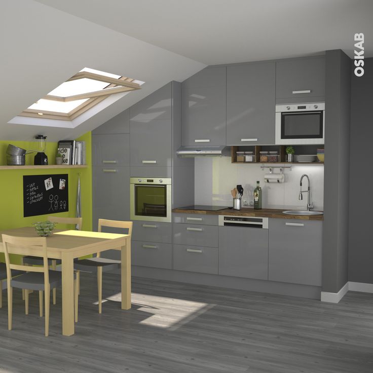 Meuble haut cuisine vert