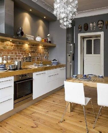 Couleur peinture pour cuisine bois