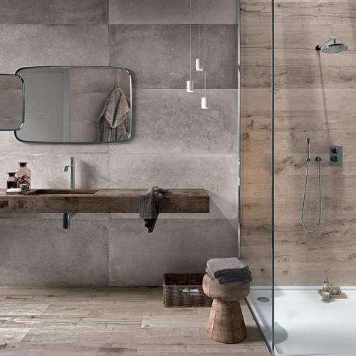 Carrelage salle de bain bois