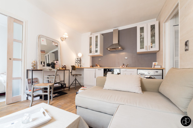 Idée déco salon cuisine 25m2