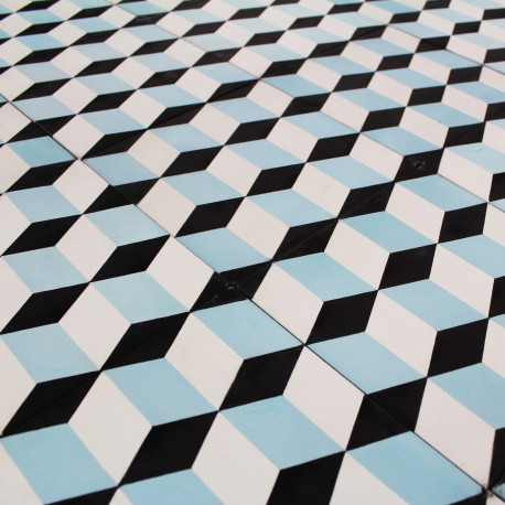 Carrelage imitation carreaux de ciment cube