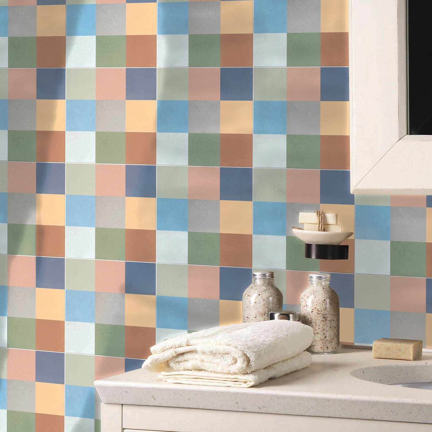 Carrelage ciment art deco