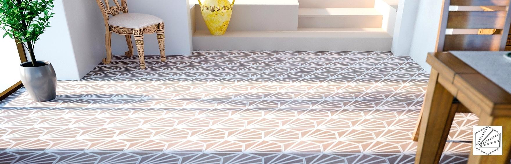 Carrelage hexagonal blanc pas cher