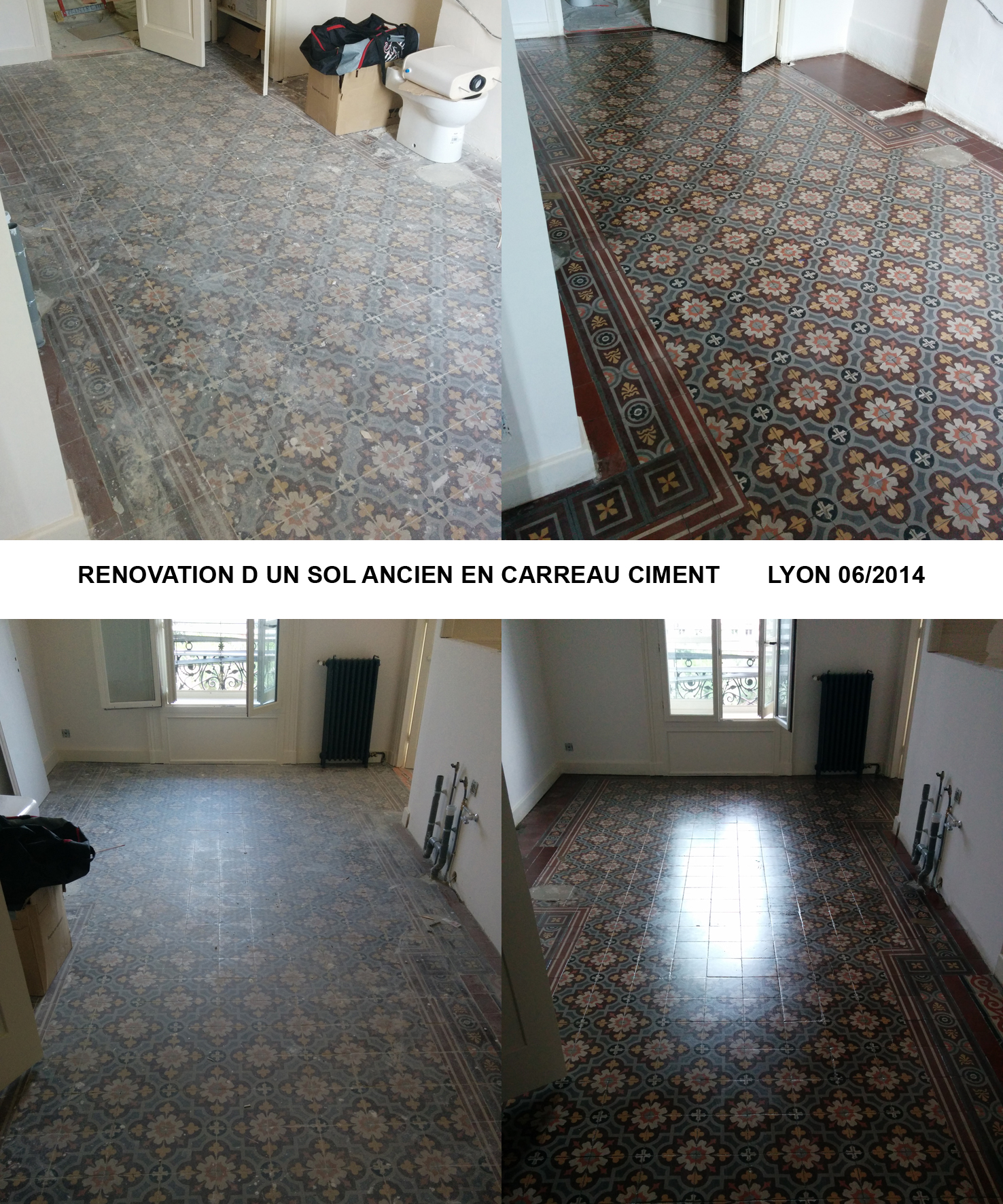Carrelage ancien nettoyage