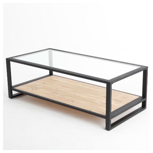 Table basse en verre carrefour