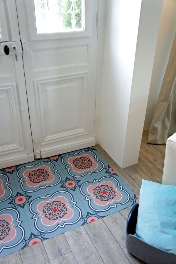 Adhesif imitation carrelage salle de bain