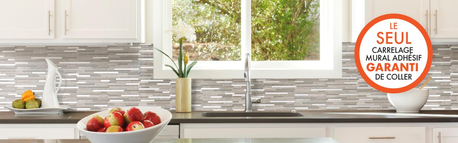 Carrelage adhésif cuisine mr bricolage