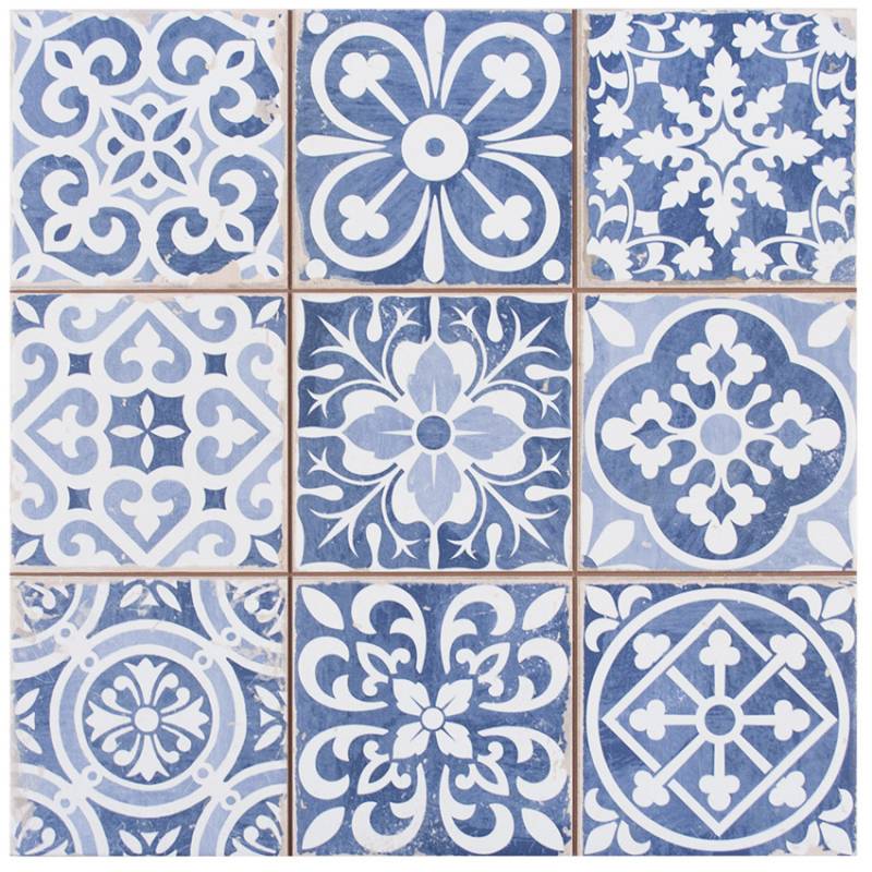 Image carrelage bleu