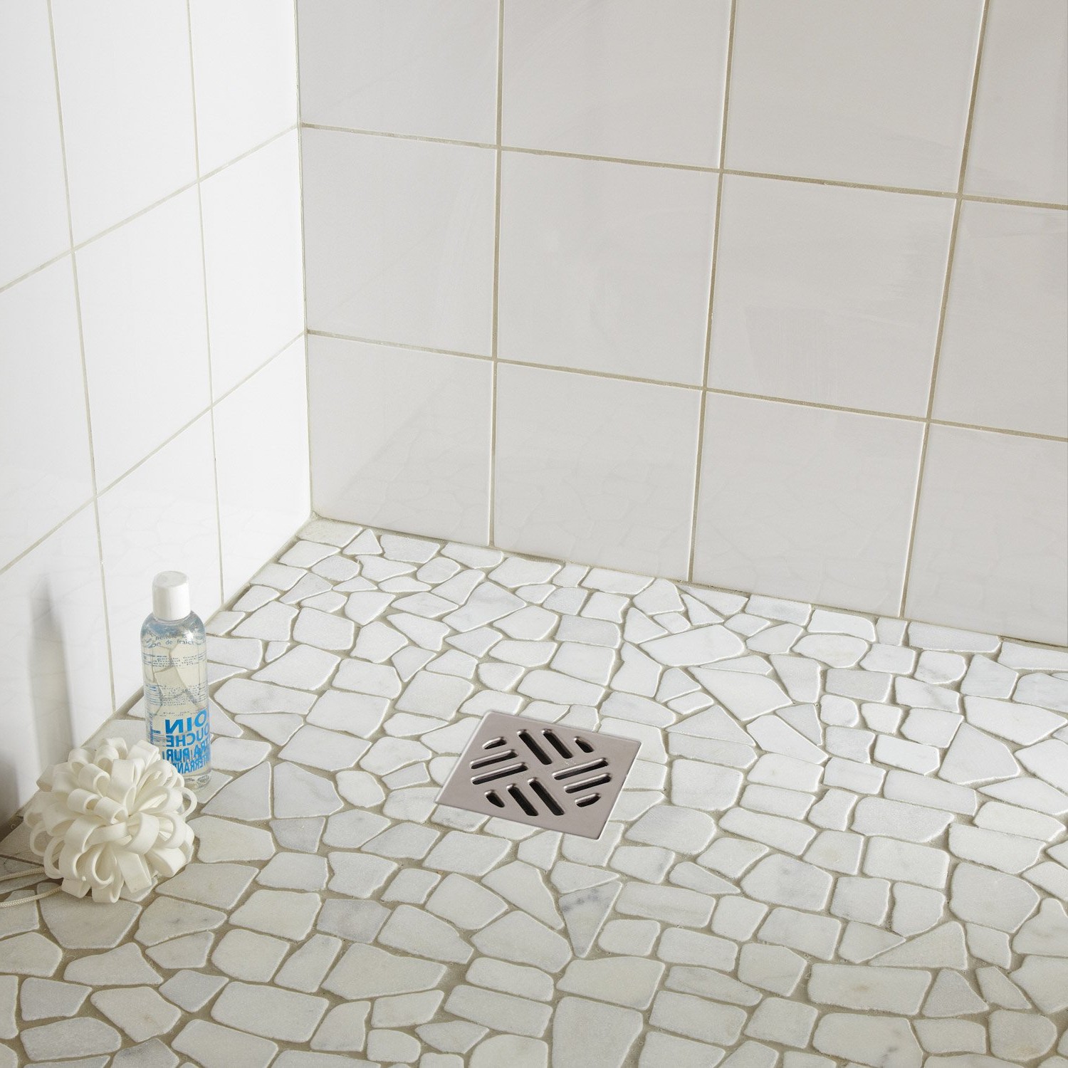 Carrelage antidérapant douche italienne