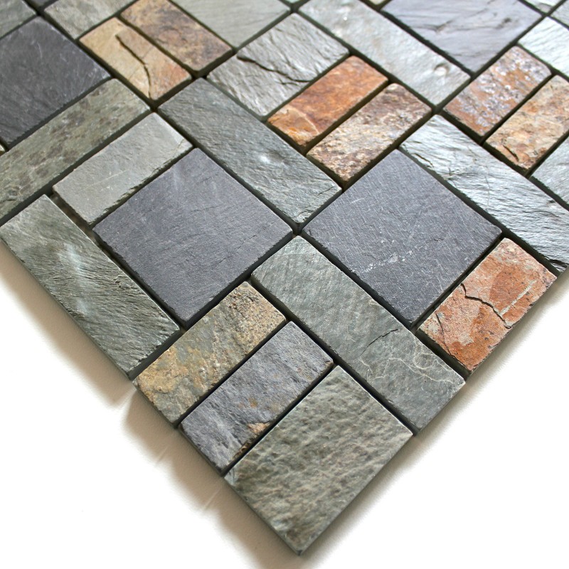 Carrelage ardoise sol et mur