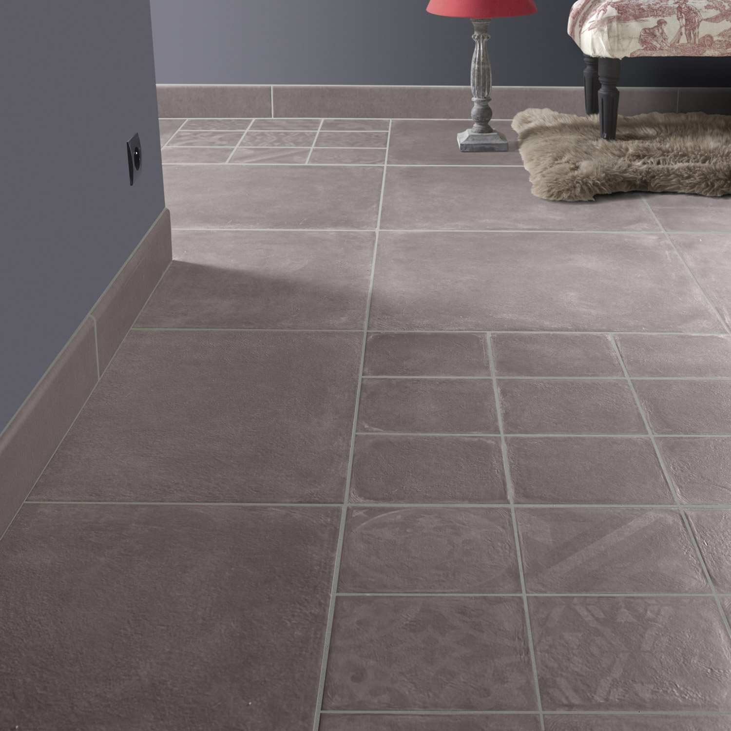 Carrelage artens gris leroy merlin