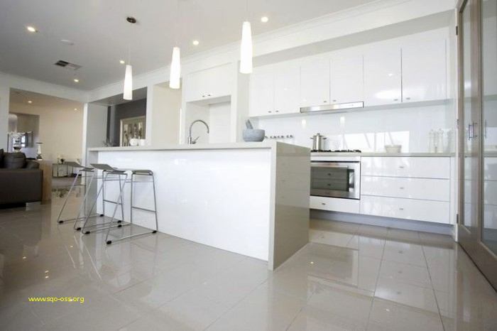 Carrelage beige cuisine