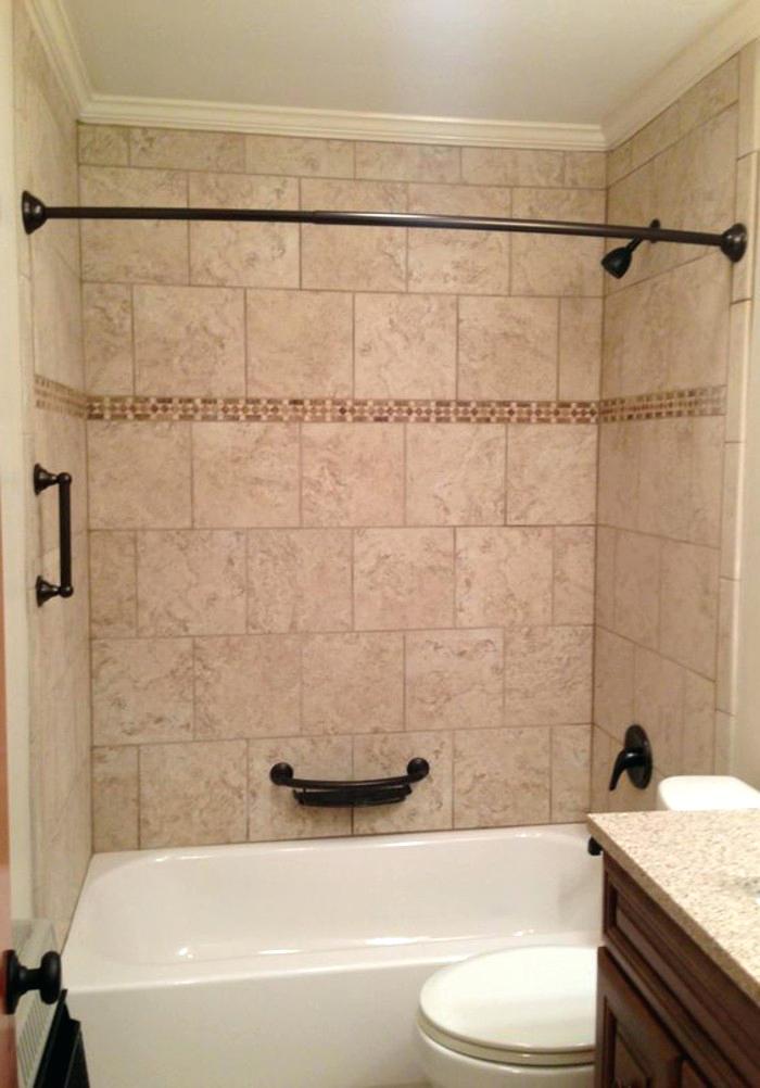 Carrelage beige rosé