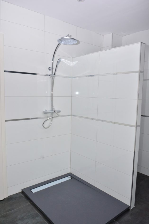 Carrelage wave blanc brillant