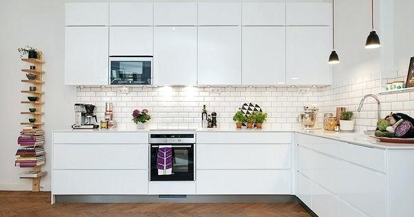 Carrelage blanc dans cuisine