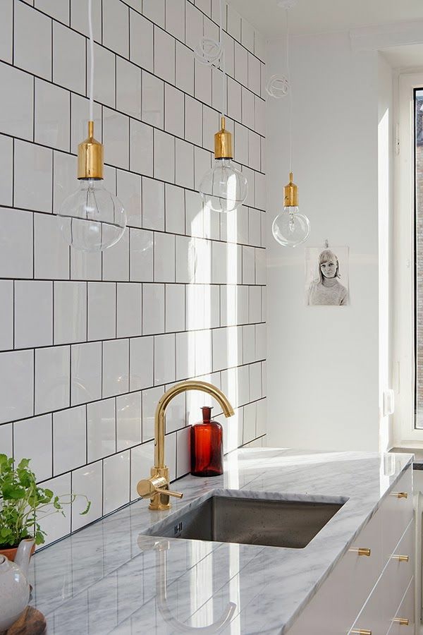 Carrelage blanc pour cuisine
