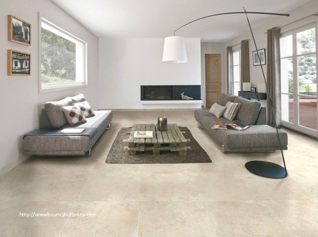 Carrelage beige grand carreau