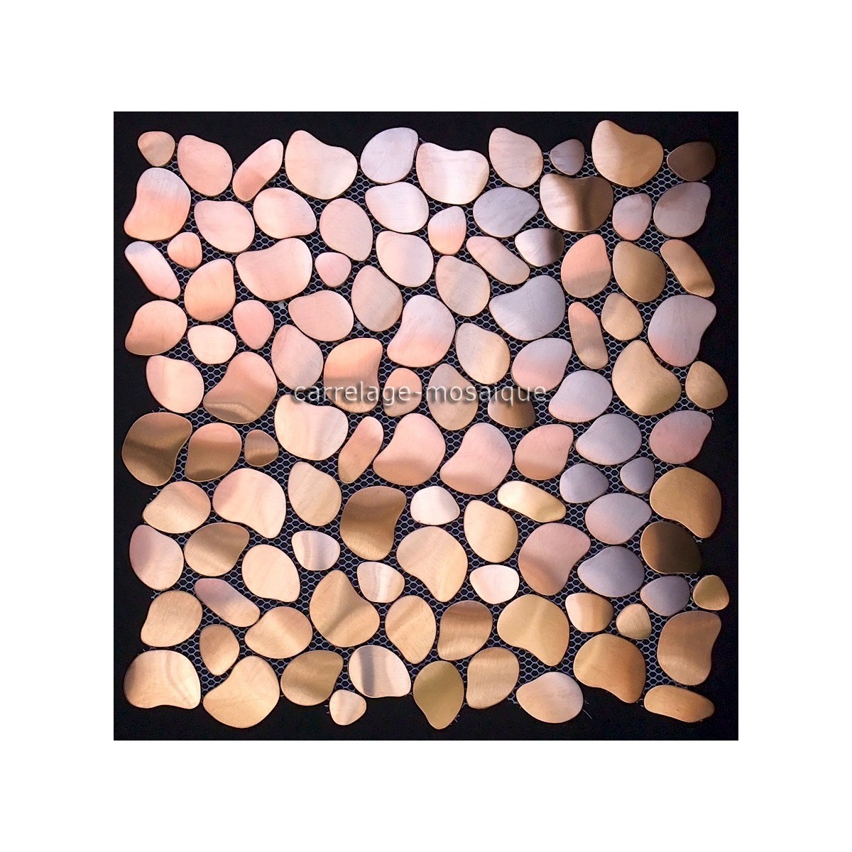 Carrelage mosaique inox salle de bain