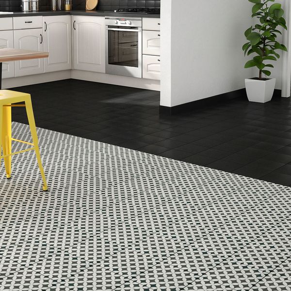 Carrelage hexagonal coloré