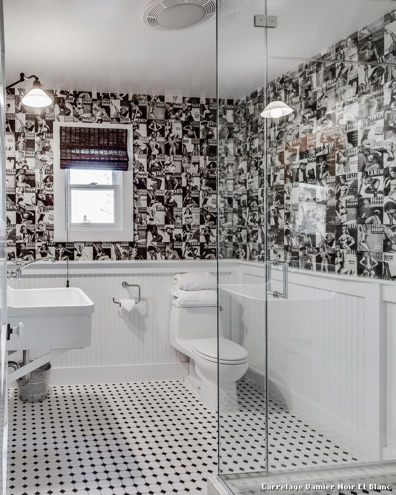 Carrelage blanc classique