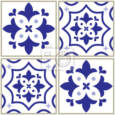 Carrelage bleu espagne