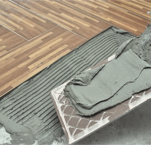 Carrelage pose clipsée