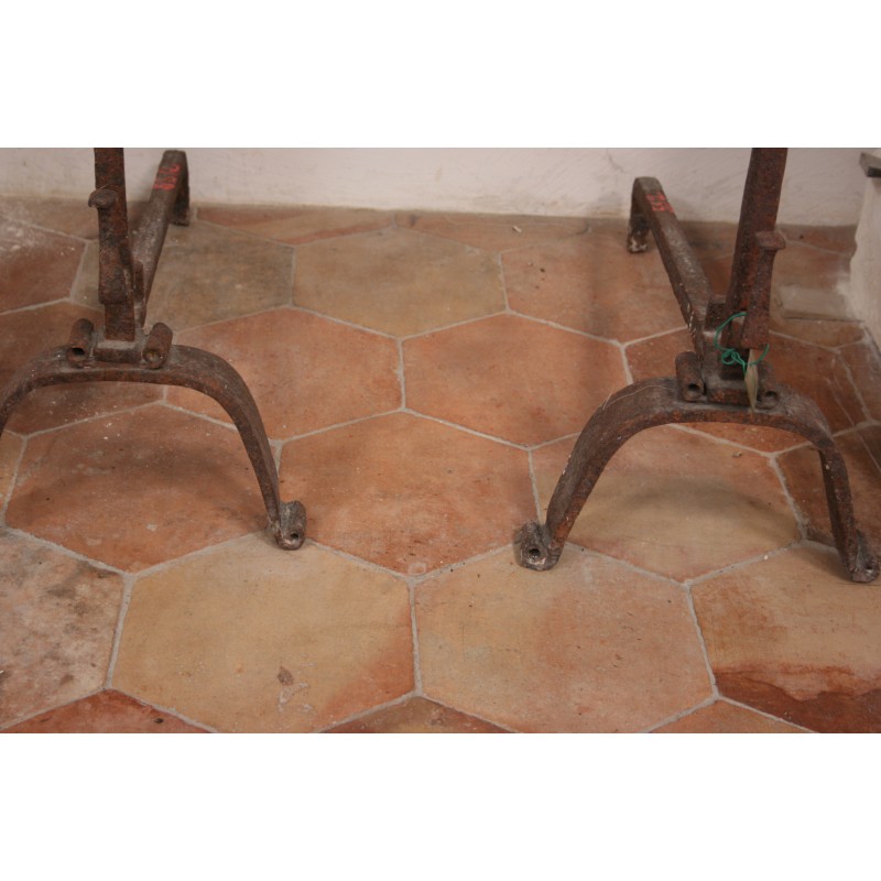 Carrelage ancien hexagonal