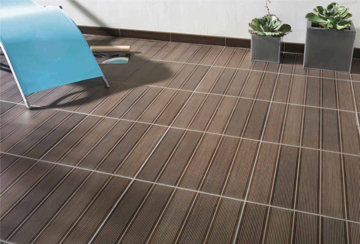 Carrelage couleur bois exterieur