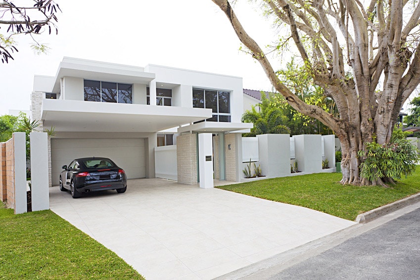 Carrelage exterieur maison moderne