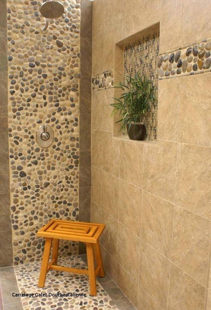 Carrelage galet beige