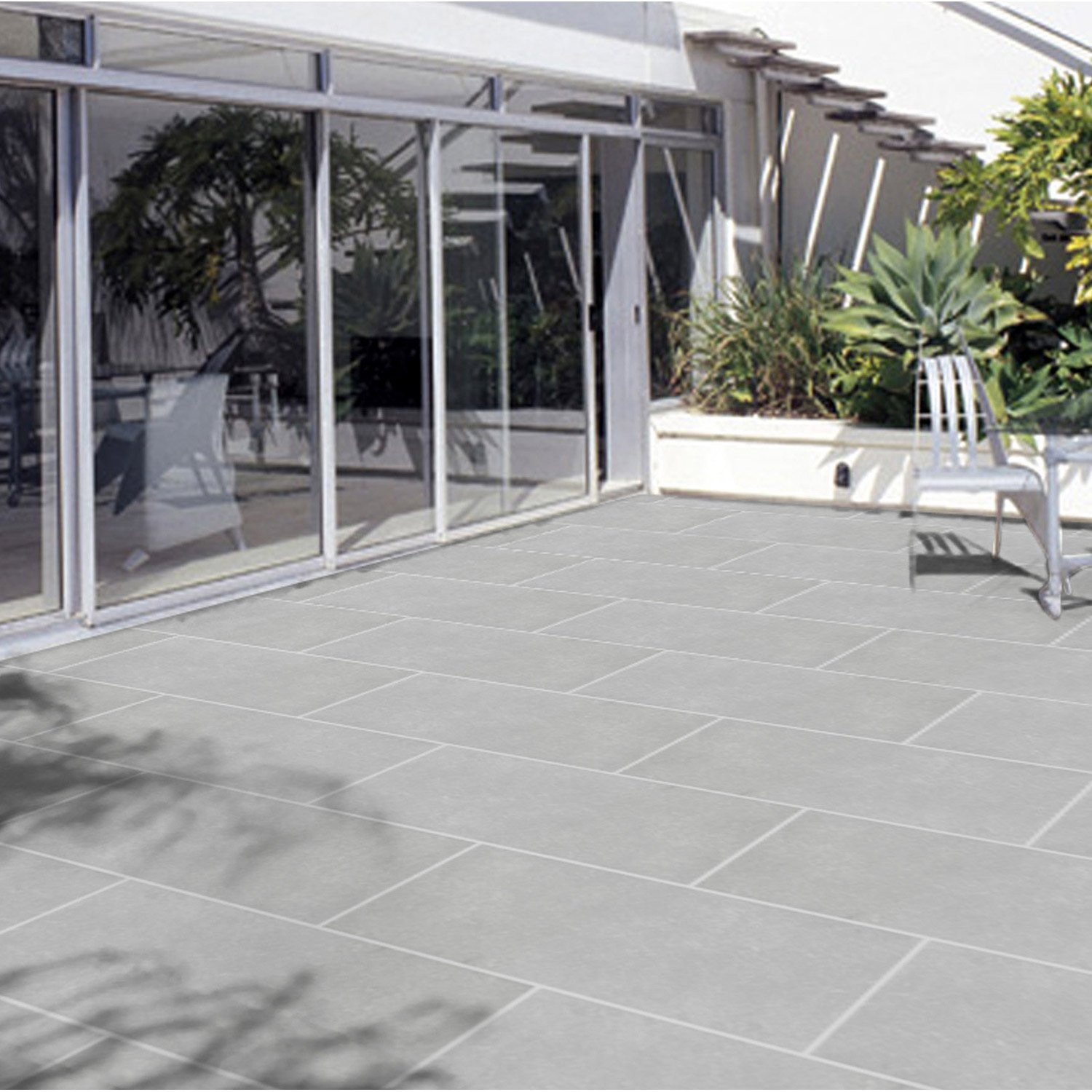 Carrelage gris anthracite exterieur