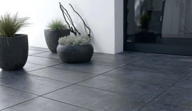 Carrelage exterieur gris anthracite