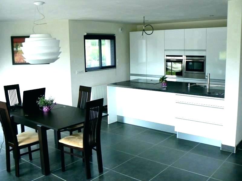 Carrelage anthracite salon