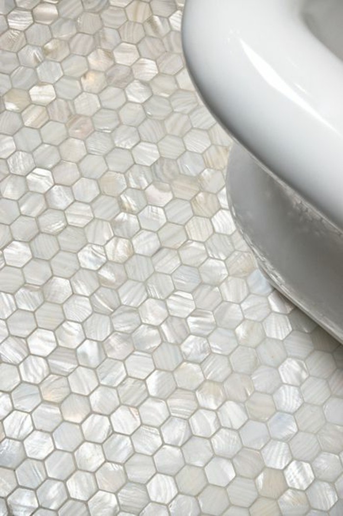 Carrelage hexagonal petit format