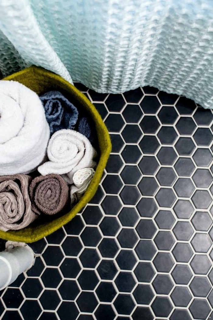 Carrelage mosaique hexagonale