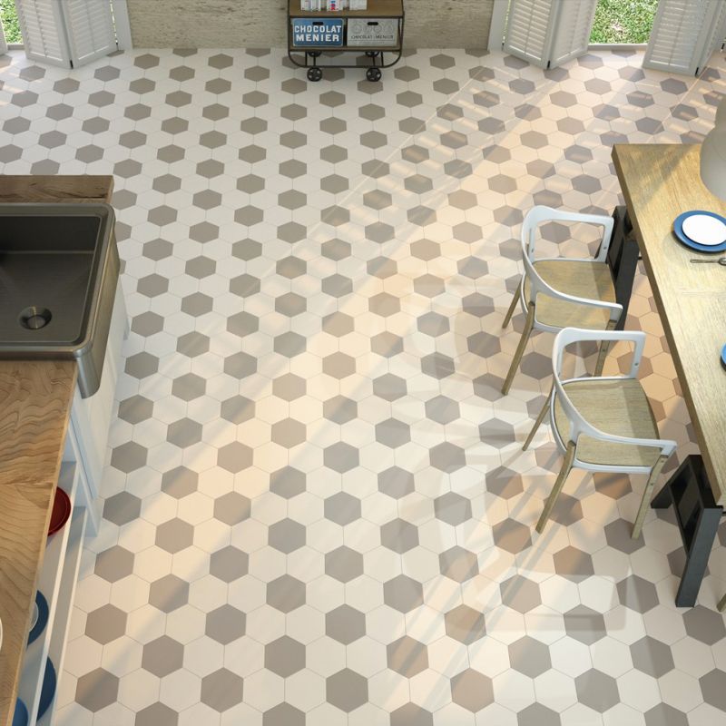 Carrelage hexagonal italien