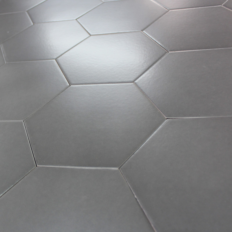 Carrelage octogonal gris