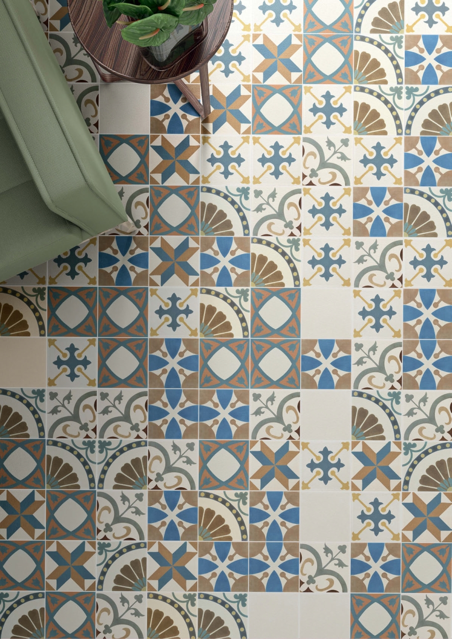 Carrelage ancien chambre