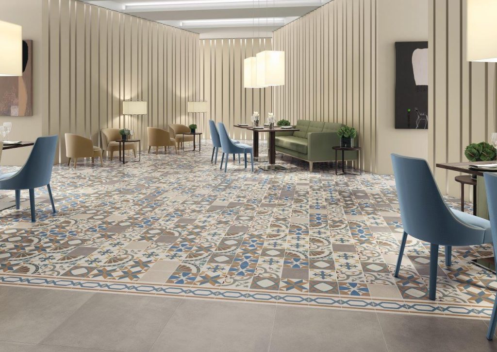 Carrelage mural cuisine vintage