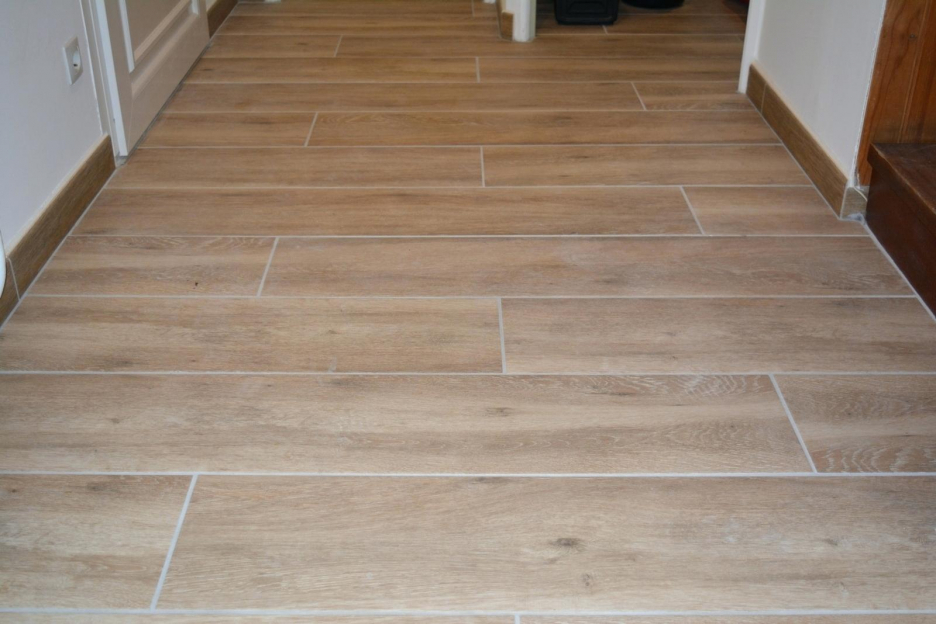 Carrelage bois rouge