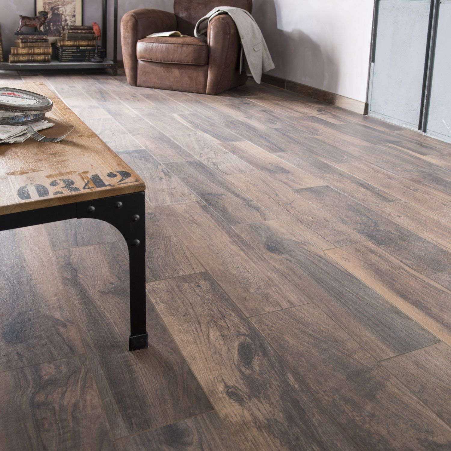 Carrelage bois cabane