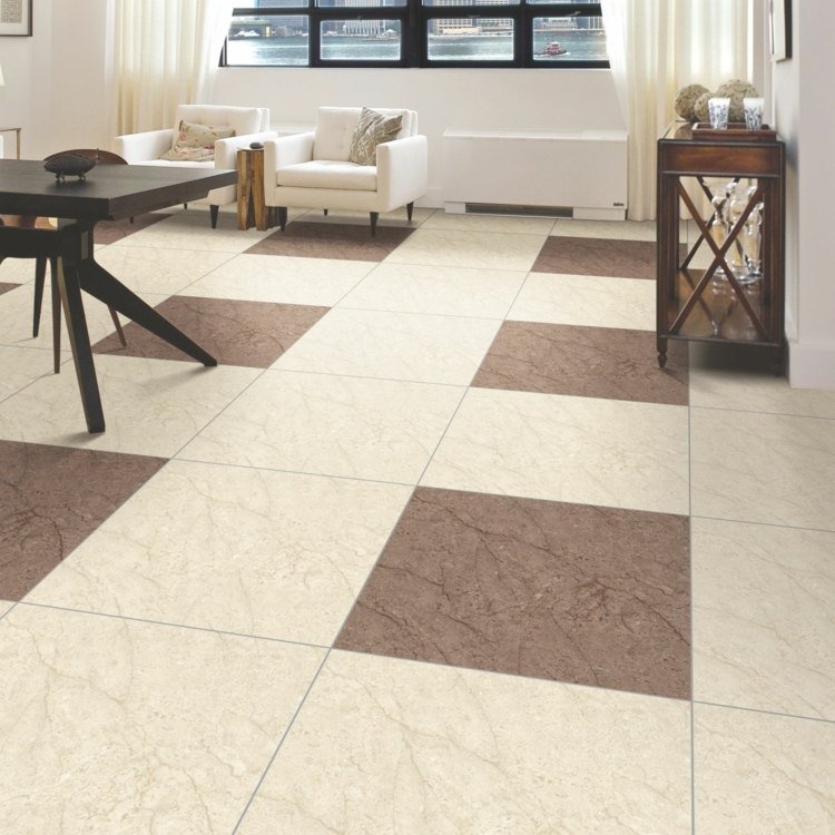 Carrelage beige marron