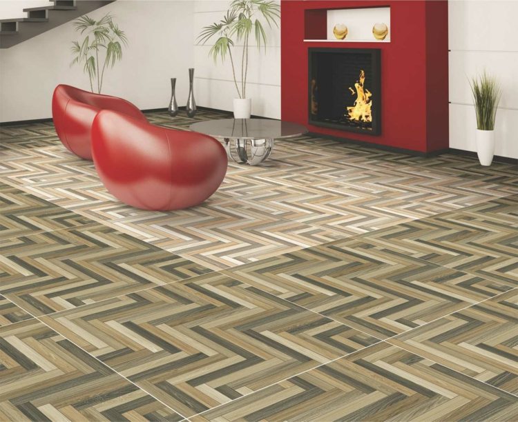 Carrelage imitation parquet lyon