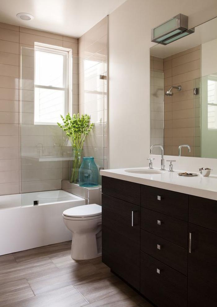 Carrelage ou parquet salle de bain