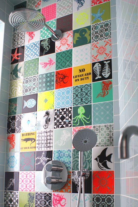 Carrelage imitation carreaux de ciment patchwork
