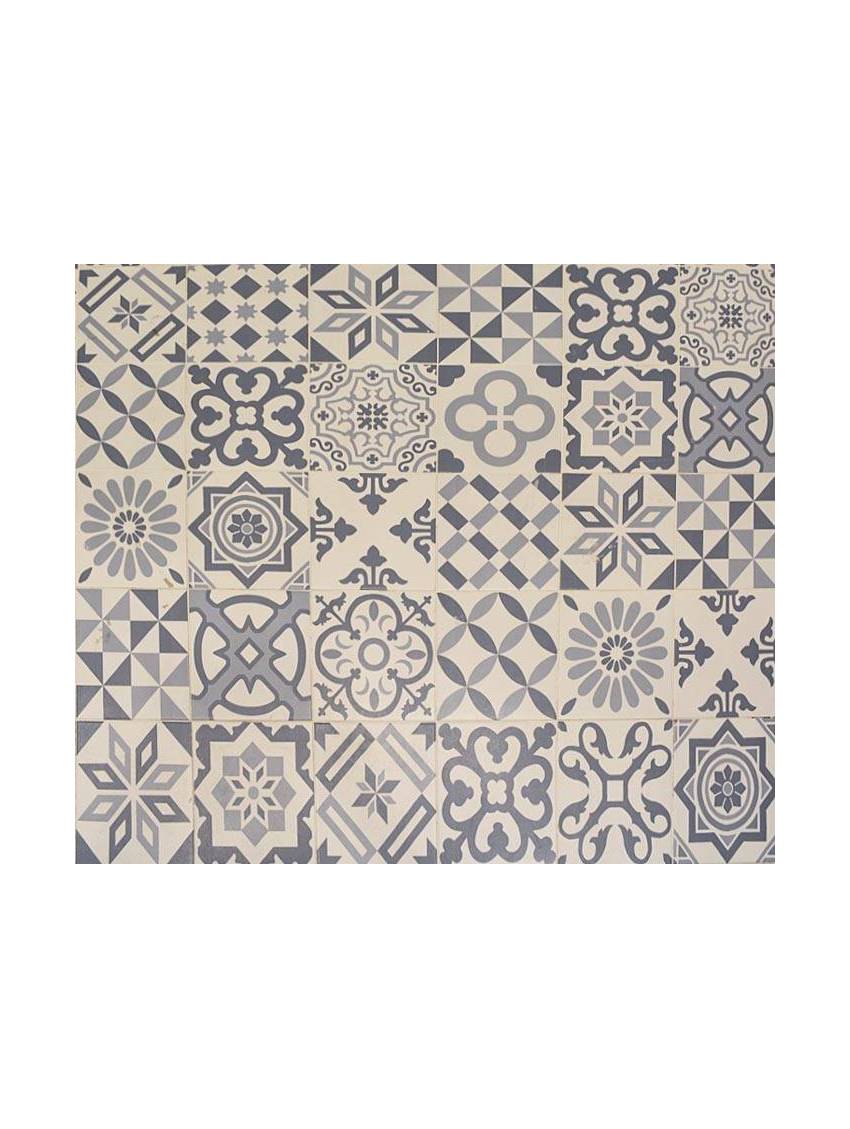 Carrelage bleu azul