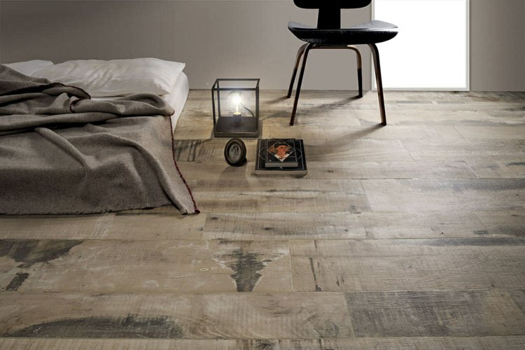 Carrelage parquet effet vieilli
